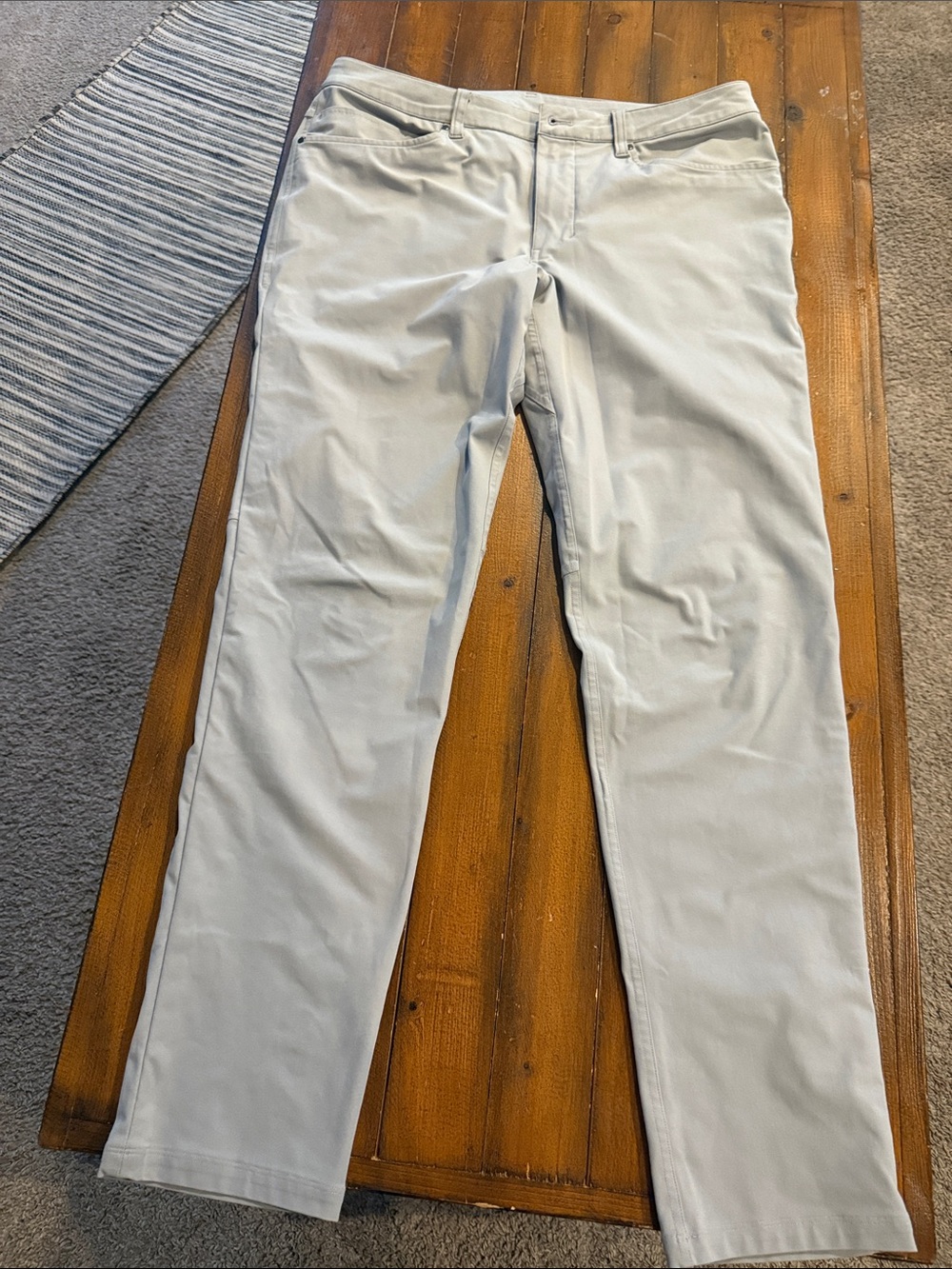 lululemon athletica Men’s Light Gray Chinos